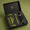 2026 Natural Jade Roller Face GuaSha Natural Stone Body Neck Massager Acupoint Eye Care Spa Massage Tools Massage Visage Lifting
