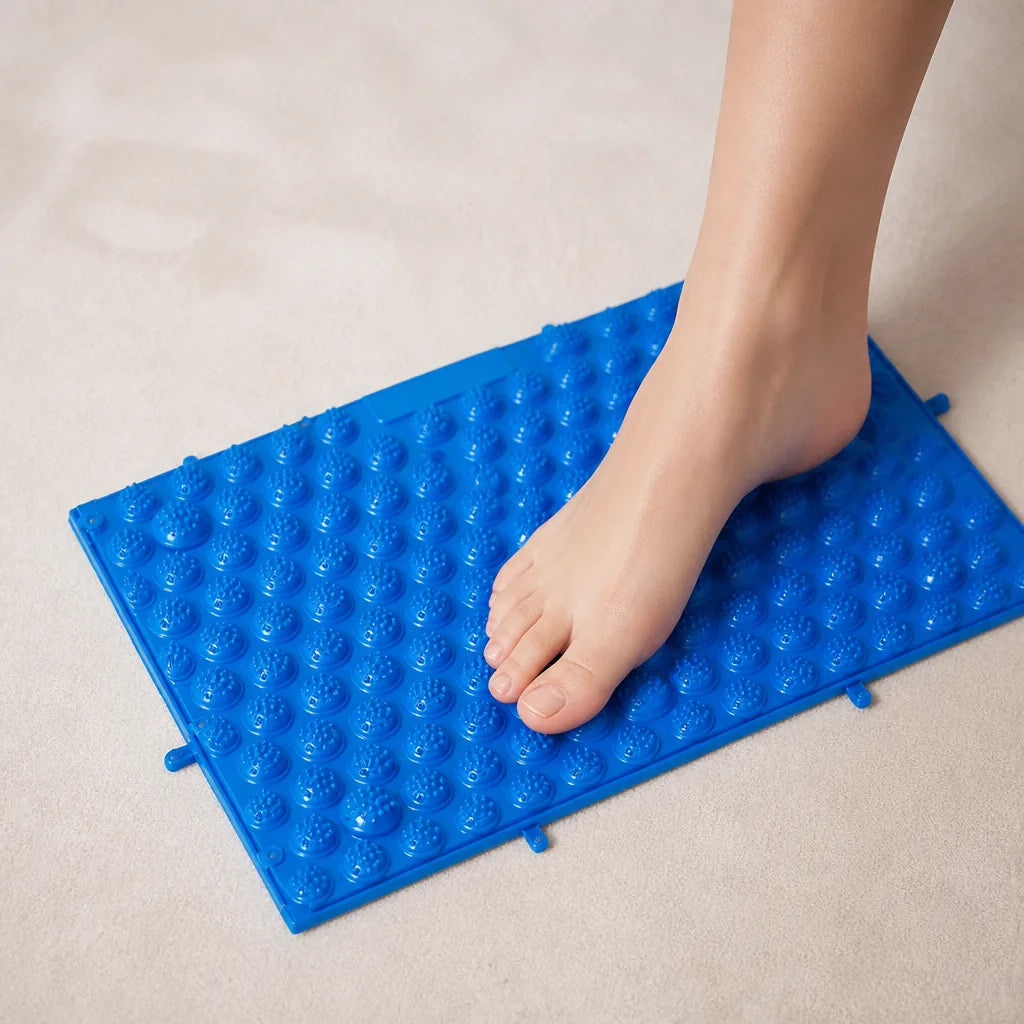 Reflexology Foot Massage Pad Cushion Pillow Yoga Spike Mat Anti-stress Blood Circulation Plate Mat Massager Toe Pressure Plate