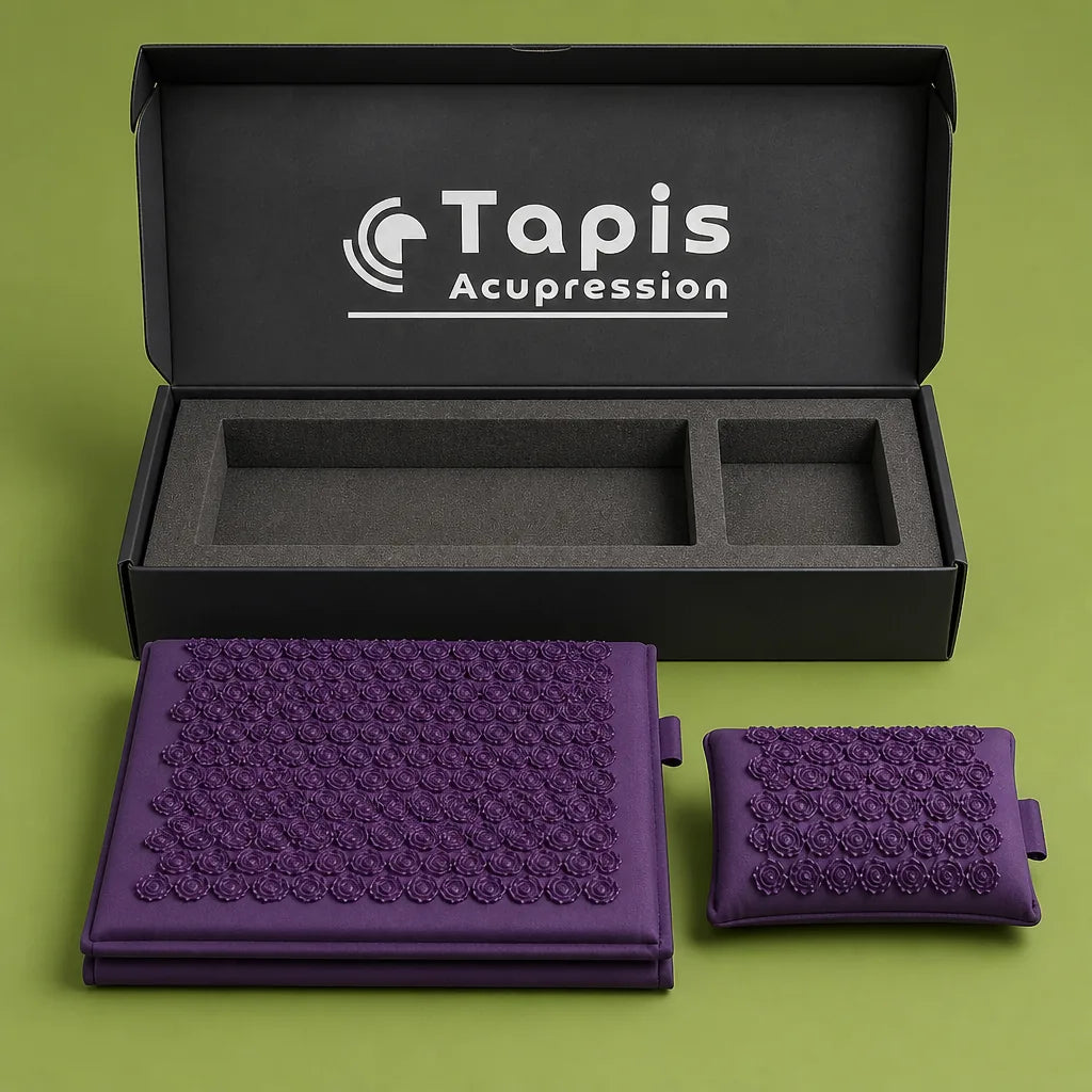 Acupression Pack Champ De Fleurs Tapis Coussin