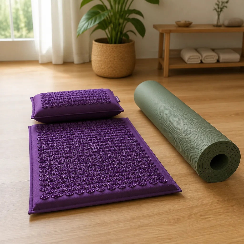 Acupression Pack Champ De Fleurs Tapis Coussin