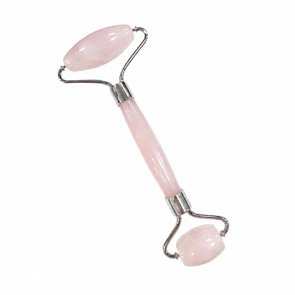 Rouleau De Massage Visage Quartz Rose