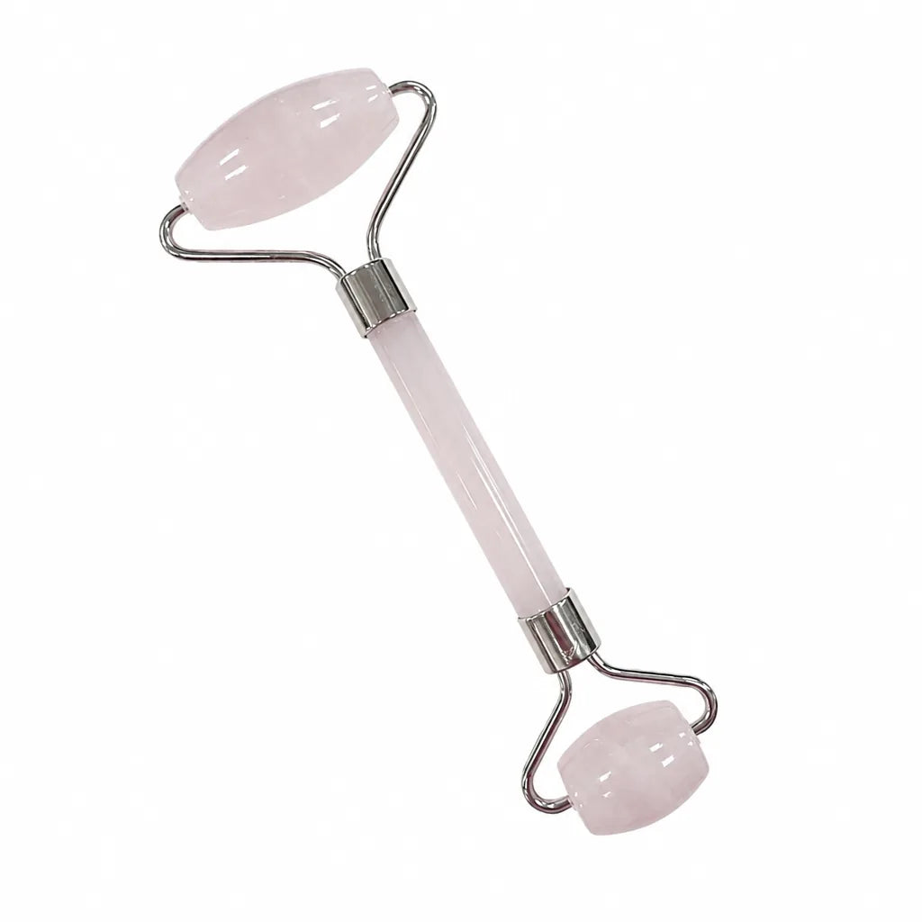 Rouleau De Massage Visage Quartz Rose