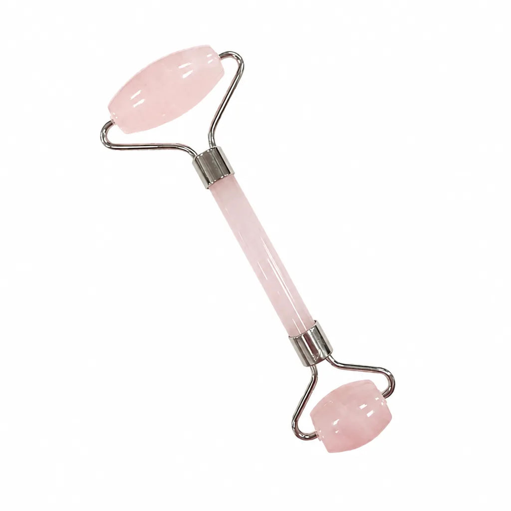 Rouleau De Massage Visage Quartz Rose