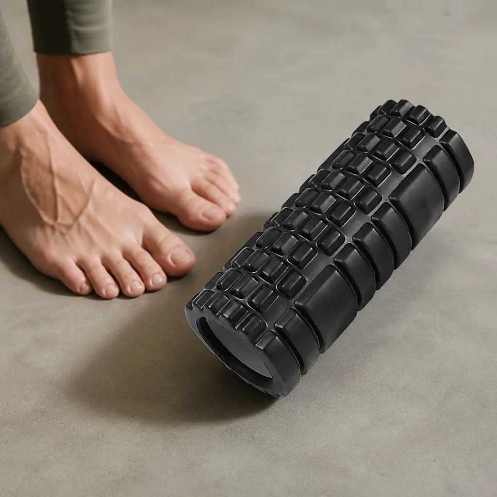 Thin leg artifact 33cm Yoga Column Foam Axis Massage roller Back Muscle  MassageThe grid Back training Muscle relaxation